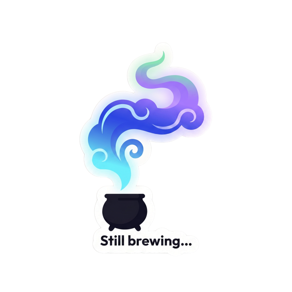 Morty brewing at the cauldron